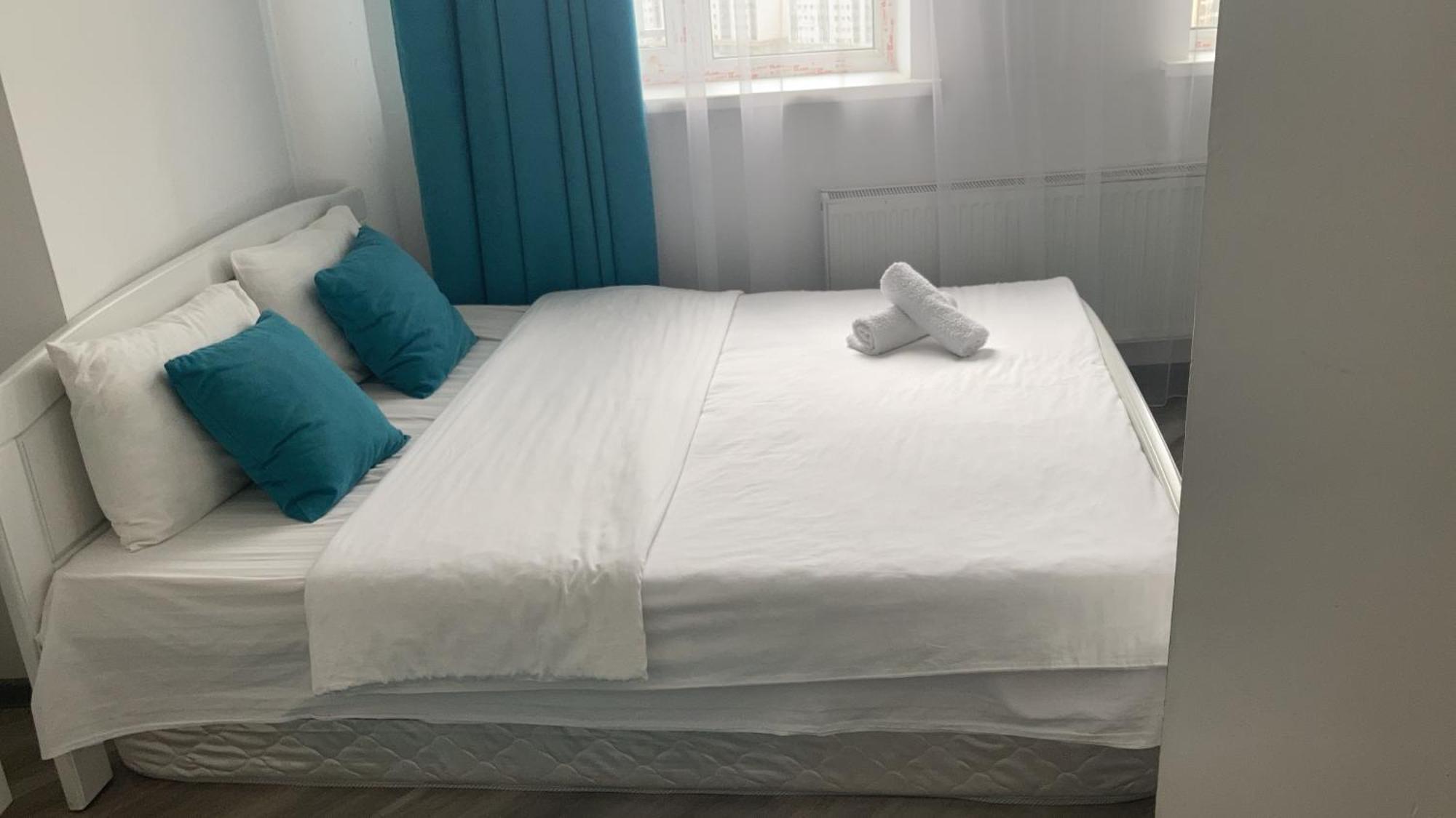 Уютная Квартира С Террасой В Сердце Столицы Apartman Taldykol Kültér fotó